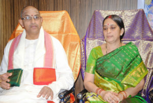 Brahmasri Chagunti Koteswara Rao garu and his wife photo