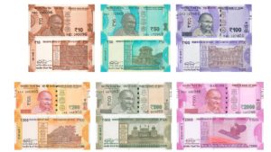 new banknotes of indian rupee