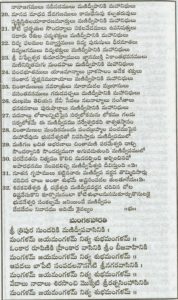How to do daily Manidweepa Varnana in Telugu ? Explanation