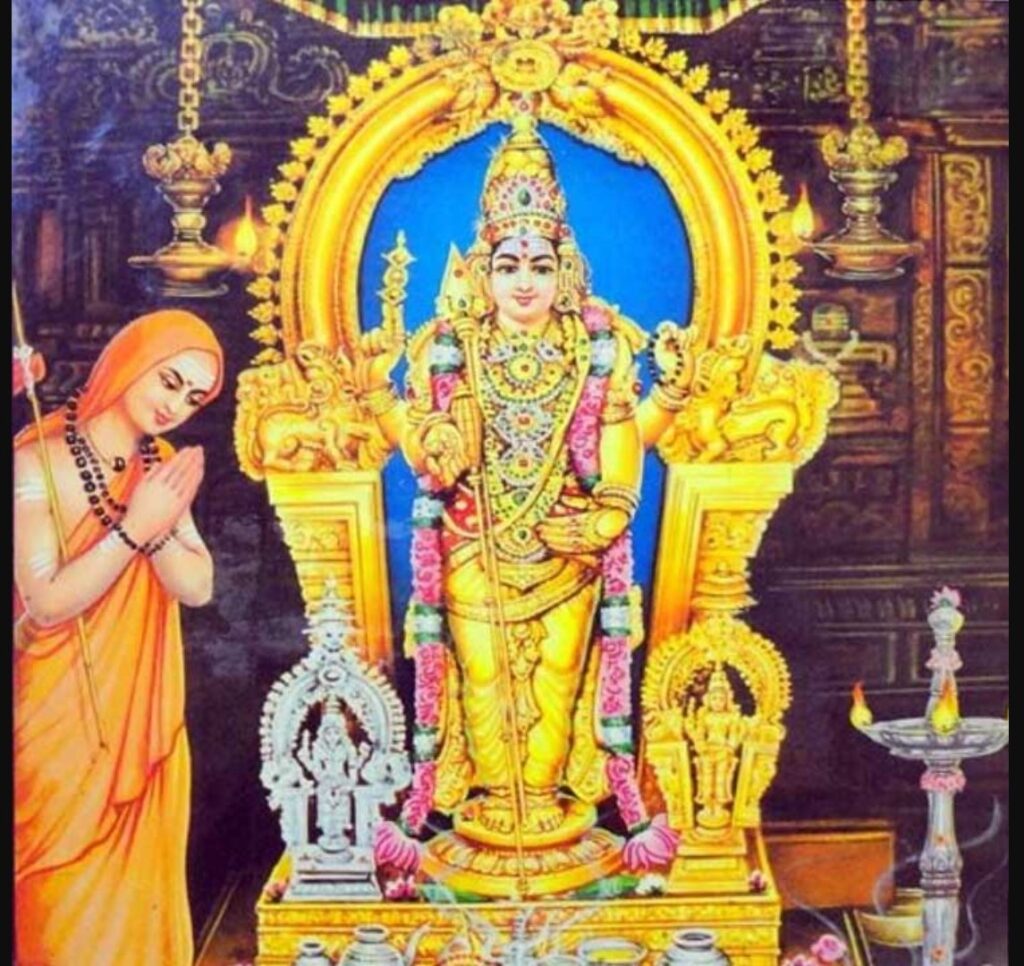 Adi Shankara Subrahmanya Bhujanga Stotram